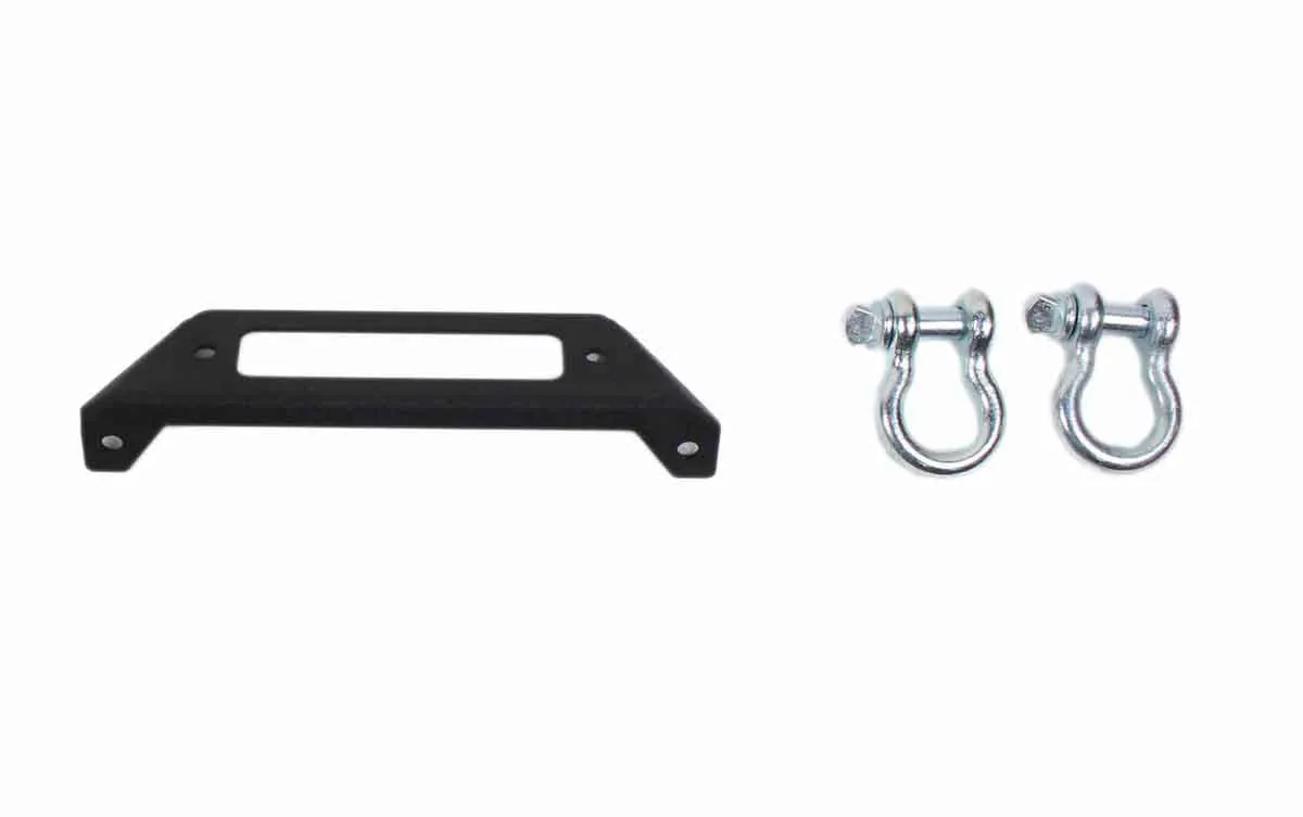 Jeep JK Front Stubby Winch Bumper W/Tube Guard 07-18 Wranger JK Black Texured Powercoated Fishbone Offroad product image