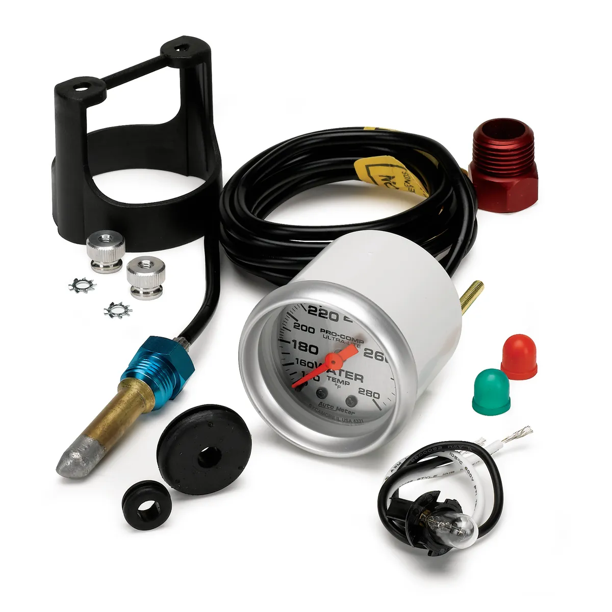 Gauge, Water Temp, 2 1/16", 140-280?F, Mechanical, Ultra-Lite product image