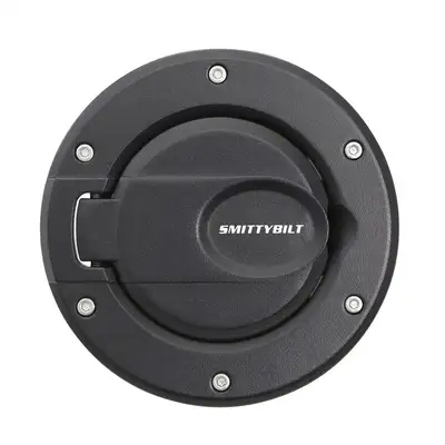 Smittybilt 0718 Wrangler JK 2 And 4 Door Billet Style Gas Cover