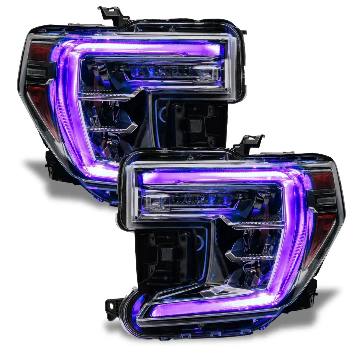 Oracle Lighting 2019-2022 Gmc Sierra 1500 Colorshift Rgb+w Headlight DRL Upgrade Kit product image