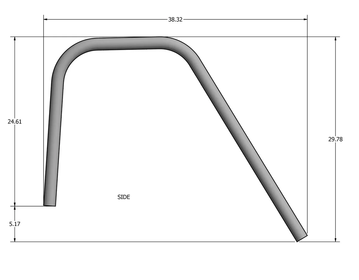 Coil Over Shock Hoops 1-3 4 inch 1.75 DOM .120 Wall Tubing Motobilt product image