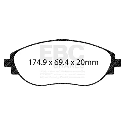 EBC Brakes EBC Brake Pad Disc Rotor Full Kit; Front And Rear Axles; 2-Piece Fully-Floating Brake Discs;