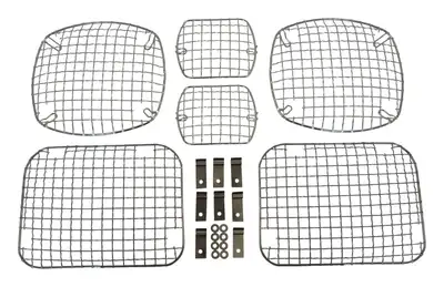 Crown Automotive Jeep Replacement RT Off-Road - Metal Chrome Stone Guard Set