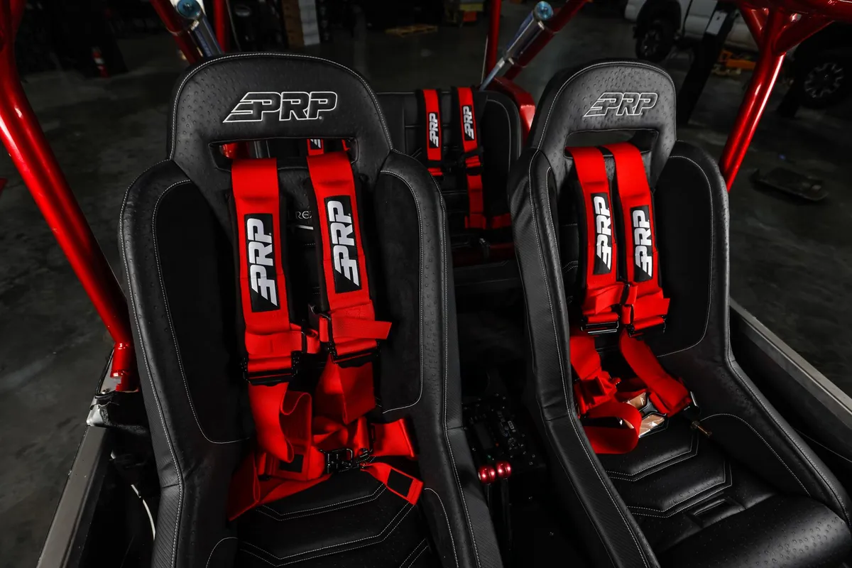 4.3 Harness 4 point Harness with 3 inch Belts Red PRP Seats product image