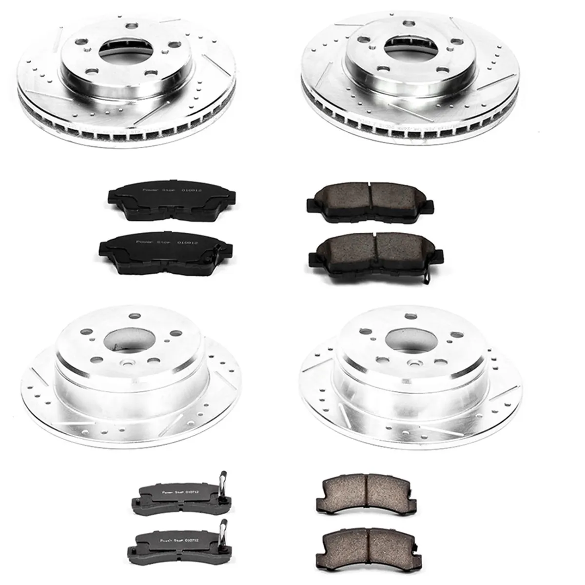Z23 Evolution Sport Upgrade Kit: Drilled/Slotted Rotors; Carbon-Fiber Ceramic Pads W/Hardware product image