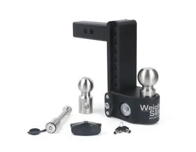 Weigh Safe Tongue Weighing Adj Ball Mount Inc 2in And 25/16in Balls 8in Drop 2in Shank