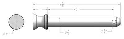 BulletProof Hitches BulletProof Corrosion Resistant Pins (Pair) CRP