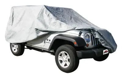 Crown Automotive Jeep Replacement 2004-2006 Wrangler TJ Unlimited model; Grey; 3 Layer; Includes Lock Cable & Storage Bag