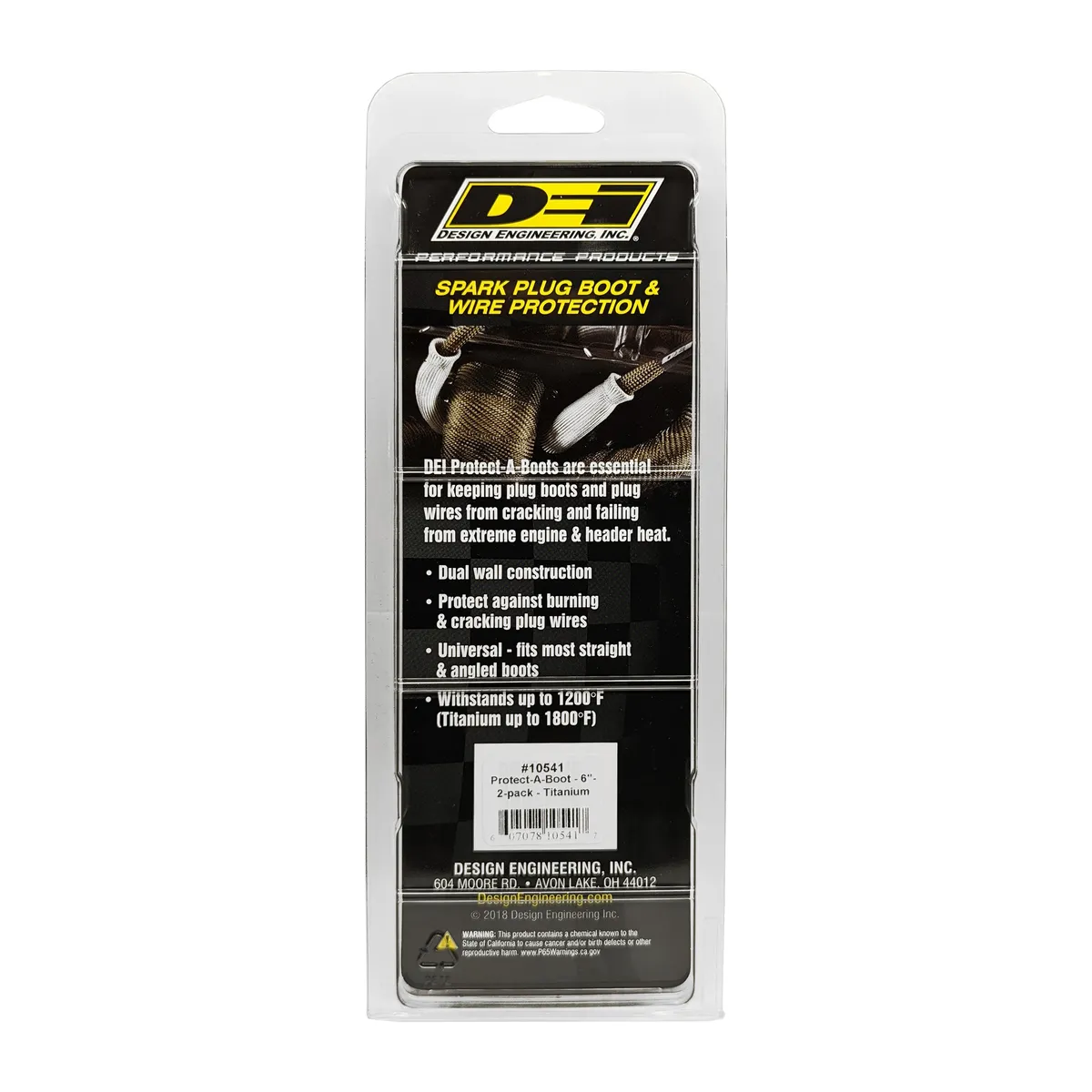 Design Engineering DEI 10541 Titanium Protect-A-Boot 6 2-Pack 010541
