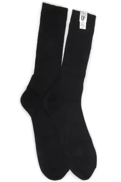 Racequip Sfi 3.3 Fire Retardant (Fr) Socks Xlarge Shoe Size 1213 Black