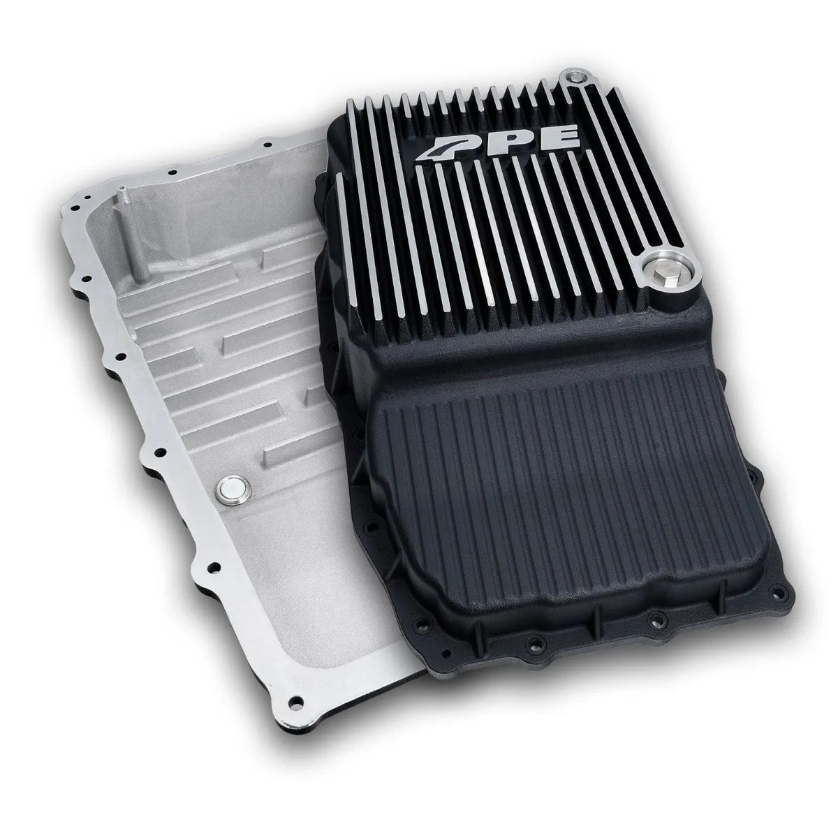 2018-2020 GM w/ 10L80 Transmission Heavy-Duty Cast Aluminum Transmission Pan Brushed product image