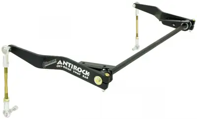 Clayton Off Road Antirock Sway Bar Kit 07-18 Wrangler JK Front Bolt-On Steel Frame Brackets Steel Arms RockJock 4x4