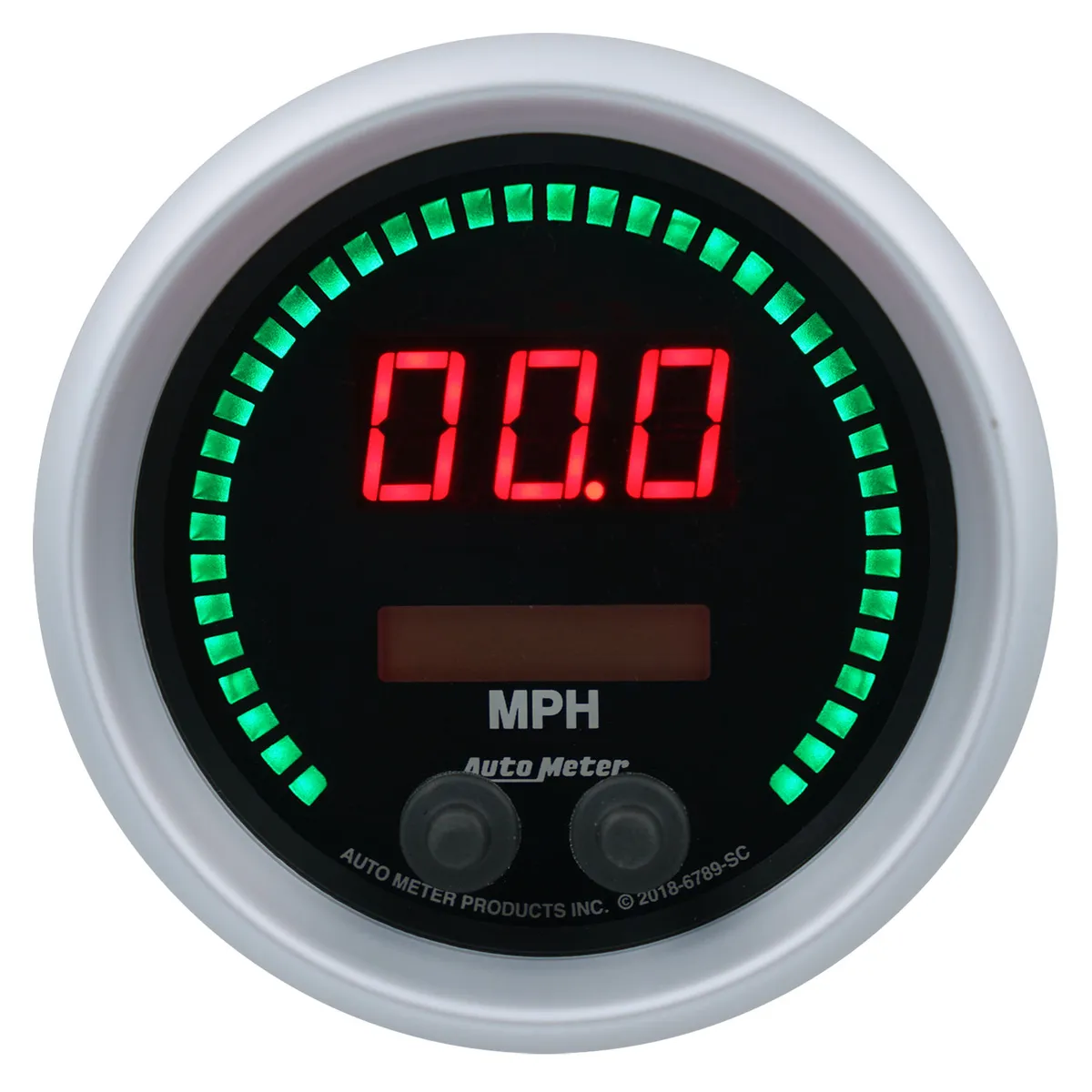 Autometer 6789-Sc Gauge, Speedo, 3 3/8, 260mph / 260kmh, Elec Program, Sport-Comp Elite Digital product image