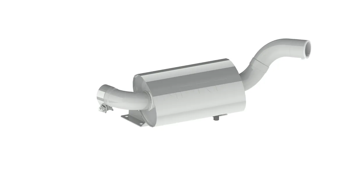 MBRP Exhaust Single Slip-On Exhaust Pipe For Can-Am 2019-2021 Maverick Sport Series MBRP