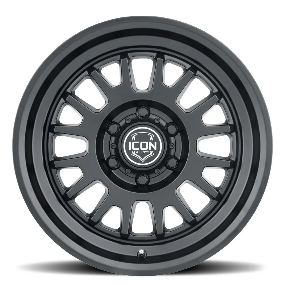 Icon Alloys Anza Satin Black - 17 x 8.5 / 6 x 5.5 / 25mm / 5.75 bs - 8217859057sb product image