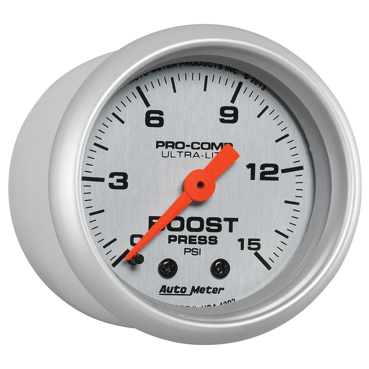 Gauge, Boost, 2 1/16", 15psi, Mechanical, Ultra-Lite product image