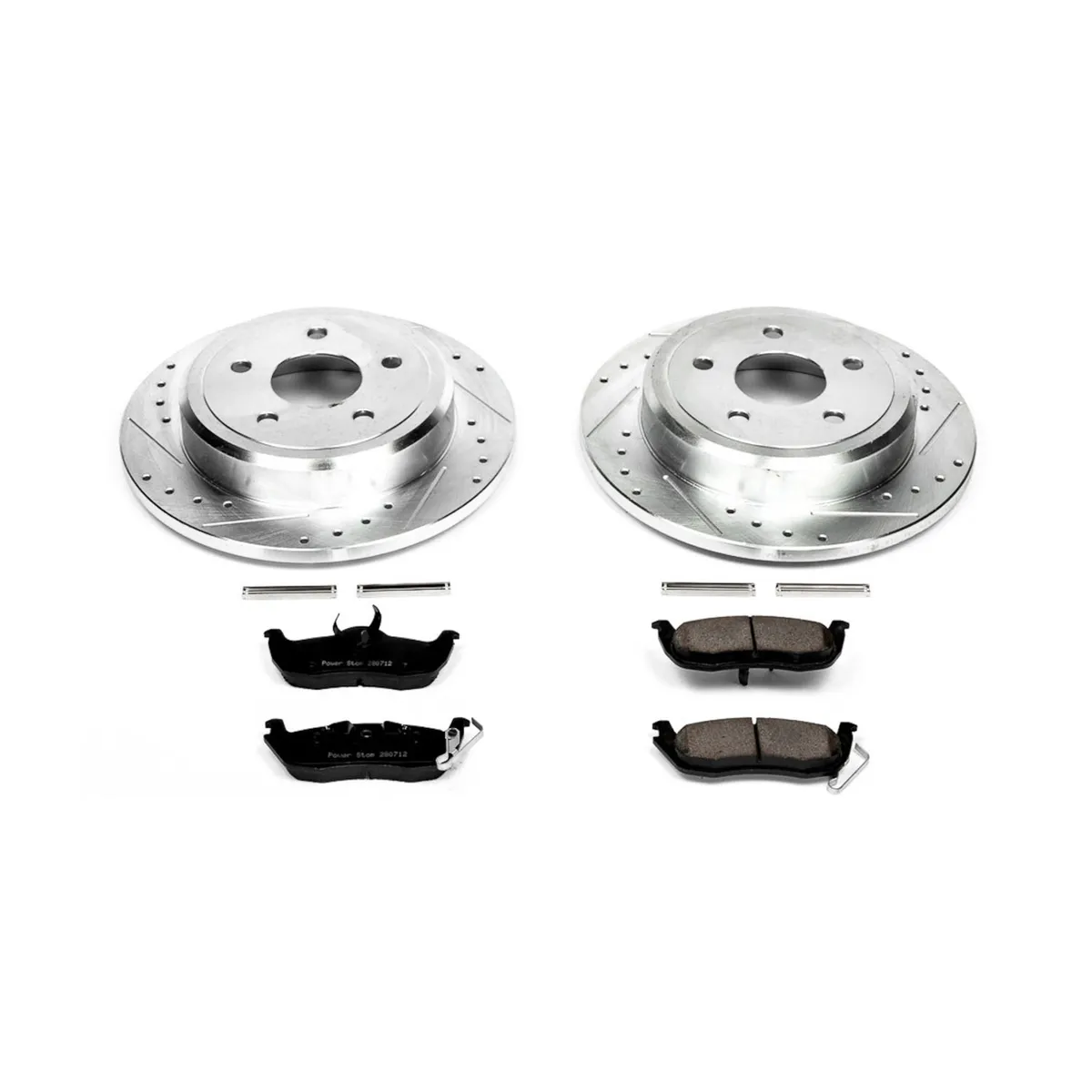 Z23 Evolution Sport Upgrade Kit: Drilled/Slotted Rotors; Carbon-Fiber Ceramic Pads W/Hardware product image