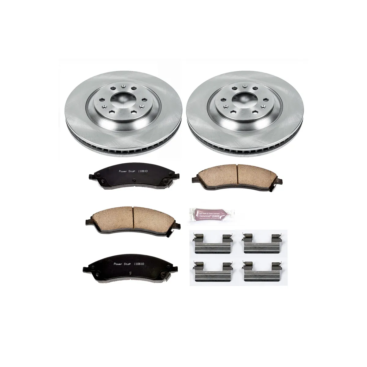 Z17 Direct Replacement Kit: Rotors; Ceramic Pads W/Hardware product image