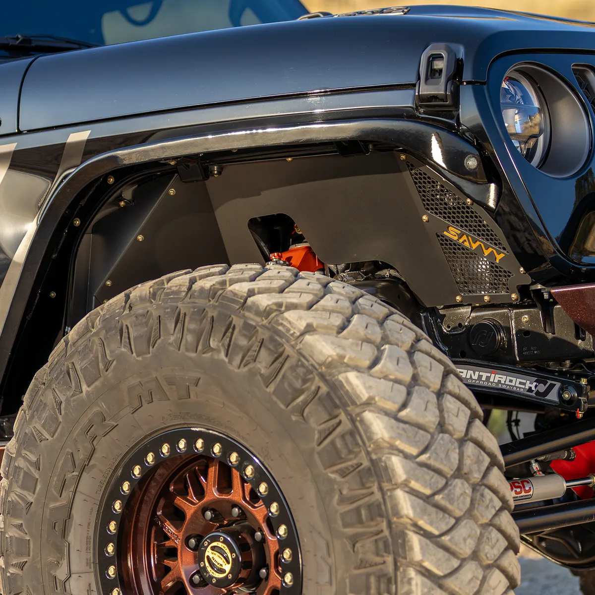 18c Wrangler/20c Gladiator Front Inner Fender Liner Raw product image