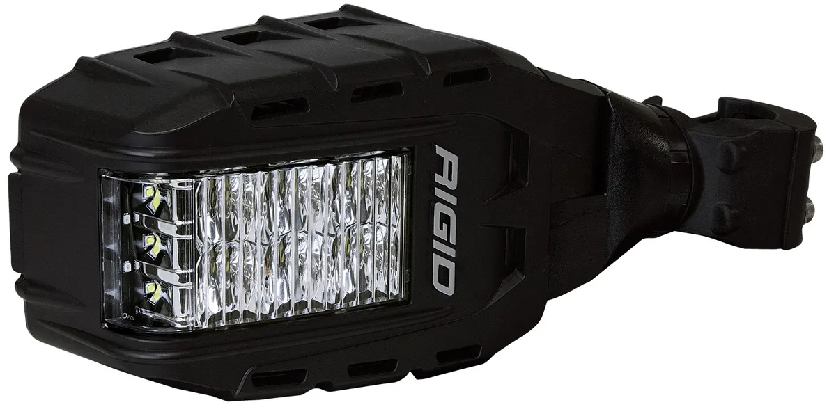 RIGID Industries 64011 Reflect Side Mirror With Integrated LED Light And Amber Side Light, Pair product image