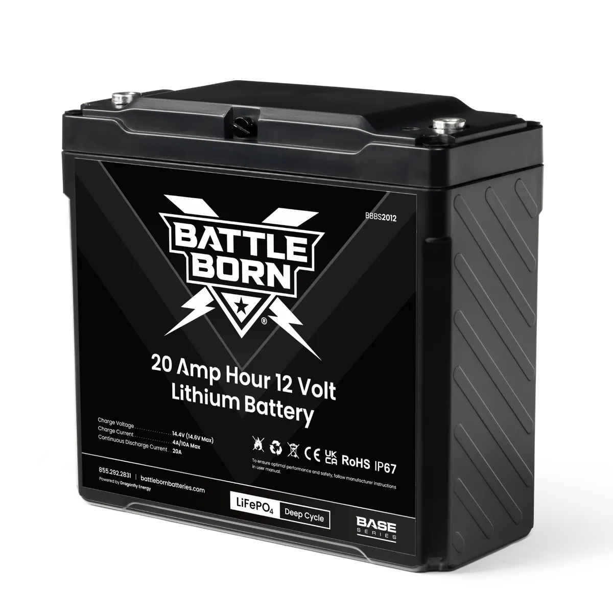 Battle Born 20ah 12v Lifepo4 Deep Cycle Battery (Base Series) product image