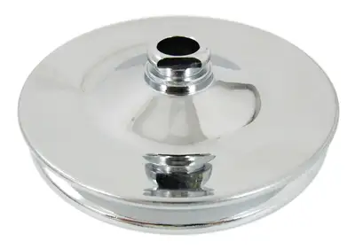 Racing Power Company Power Steering Pulley GM Chrome