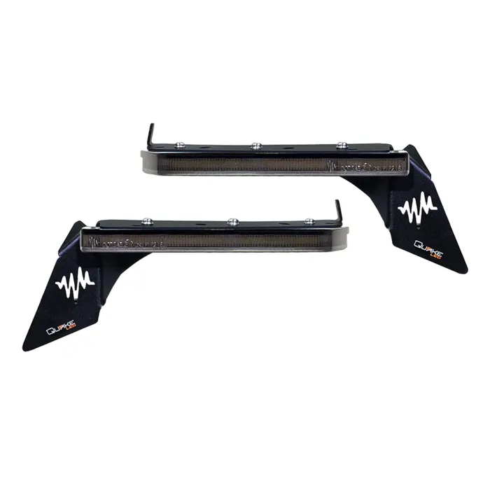 Quake LED Slim Smoked DRL Fender Chop Kit - JT Rubicon and Mojave / JL Rubicon product image