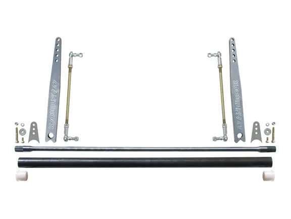 Rock Jock Antirock Sway Bar Kit Universal 45 Inch Bar 20 Inch Aluminum Arms RockJock 4x4