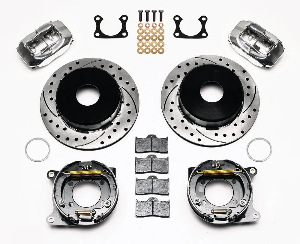 Wilwood FDLI PS Park Brake Kit Drilled Red Big Ford 2.36in Offset Currie Blank product image