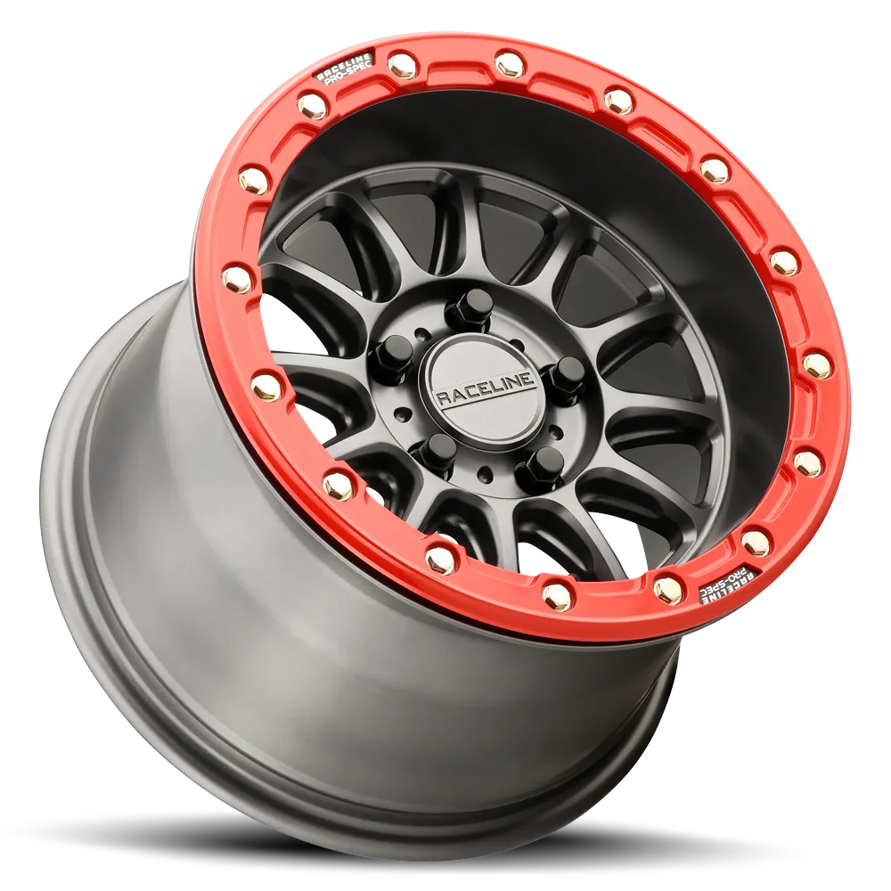 A14gr Alpha UTV Beadlock Gunmetal W/Red Ring 15x7 5x114.3 +53 product image