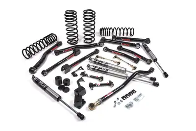 JKS 18c Wrangler JL 4DR 3.5in Jkrawl System Rubberfox 3.0 Frs Ibp R/R Dsc Frt;p/