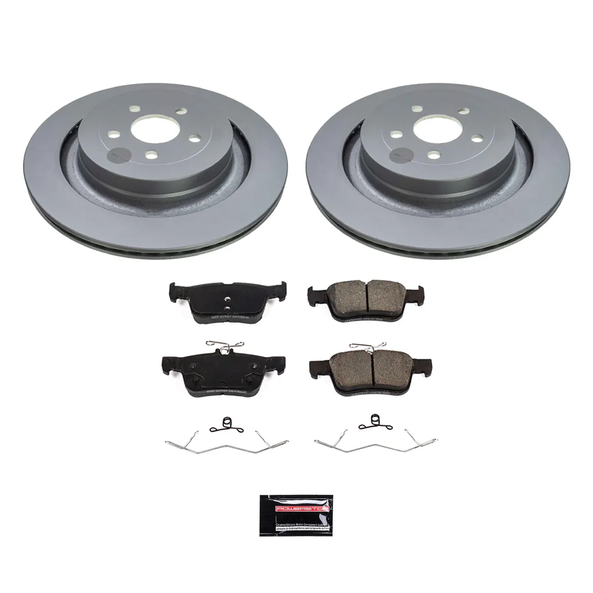 Z17 Geomet Coated Rotor Kit: Genuine Geomet Fully Coated Rotors; Ceramic Pads W/Hardware product image