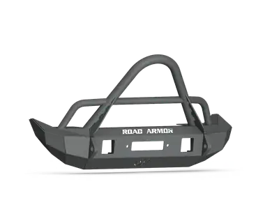 Road Armor 18c Jeep Stealth Front Winch Bumper Stinger Guard Mid Width;light Sold Separately