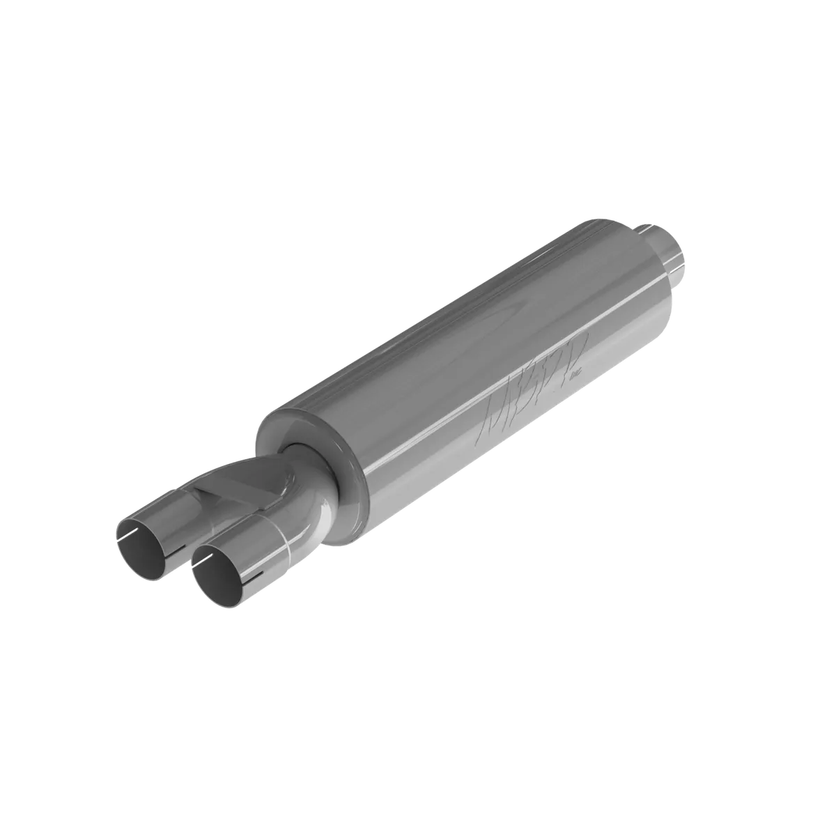 Garage Parts XP Series Muffler; 3 in. Inlet/2.5 in. Outlet Diameter; 6 in. x 20 in. Body; 30 in. Overall Length; Dual Chambered; T409 Stainless Steel; Supersedes PN[GP190704]; product image