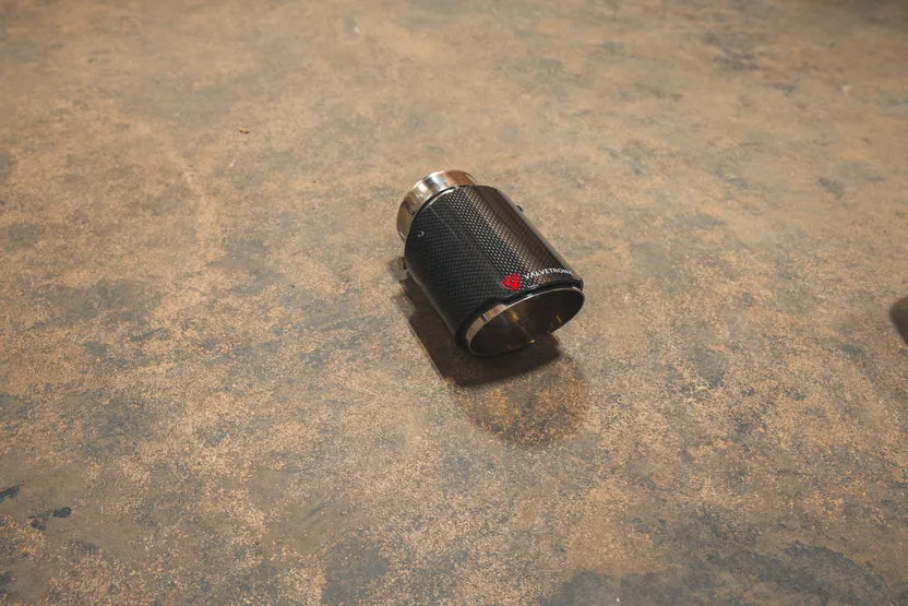 Universal Exhaust Tips 2.5 Inch Carbon Fiber Carbon Fiber Valvetronic Designs product image