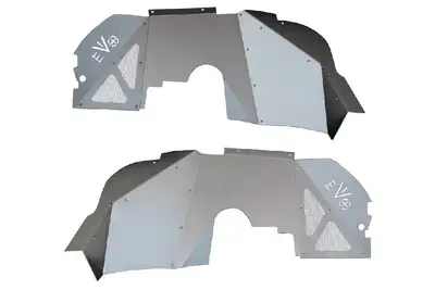 EVO Manufacturing EVO Manufacturing Front Vented Aluminum Inner Fenders - Fits Coil Spring Suspensions - JL/JT Diesel/392