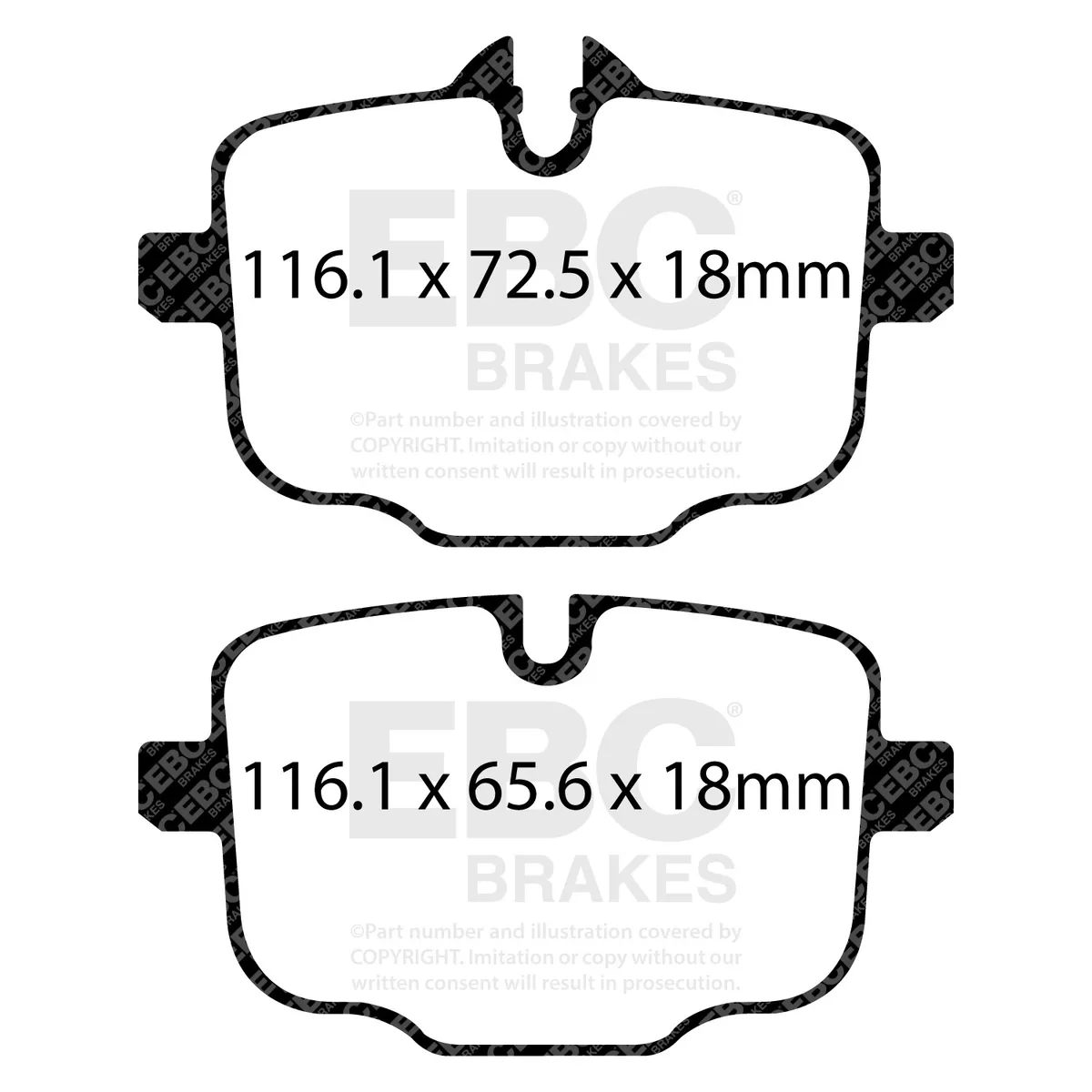 S26 Kits Yellowstuff And SG Rotor; Rear; FMSI Pad No. D1469; Vented; 5 Bolt Holes; 370mm Dia.; 24mm Thick; product image