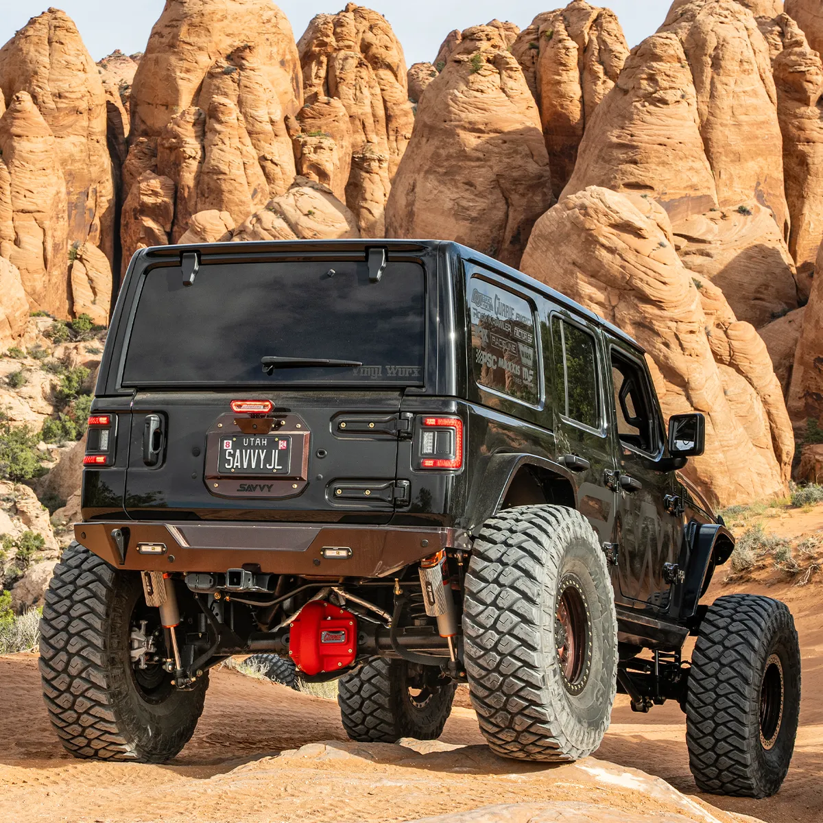 18c Wrangler Krawler Lite Bolt On Rear Bumper Raw product image