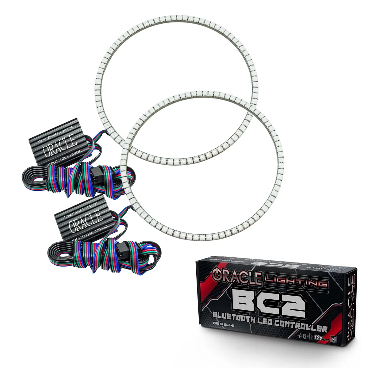 ORACLE Lighting 2020-2025 Jeep Gladiator JT LED Headlight Surface Mount Halo Kit product image