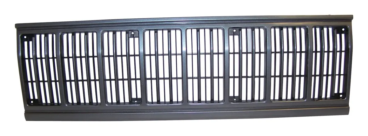 Grille; Front; Silver; Metallic; product image