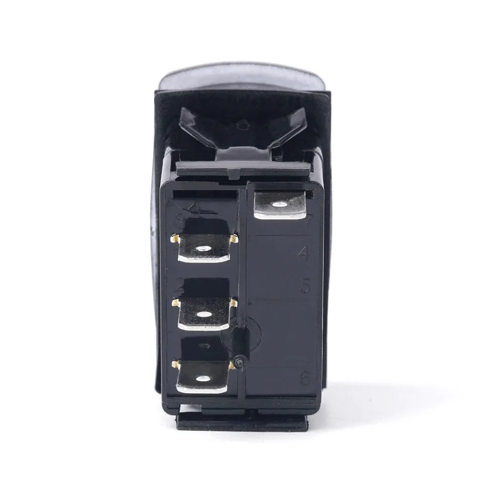 Xprite 4 Pin Laser Blue SPDT 4 Pin Rocker On/Off Toggle Switch with Logo product image