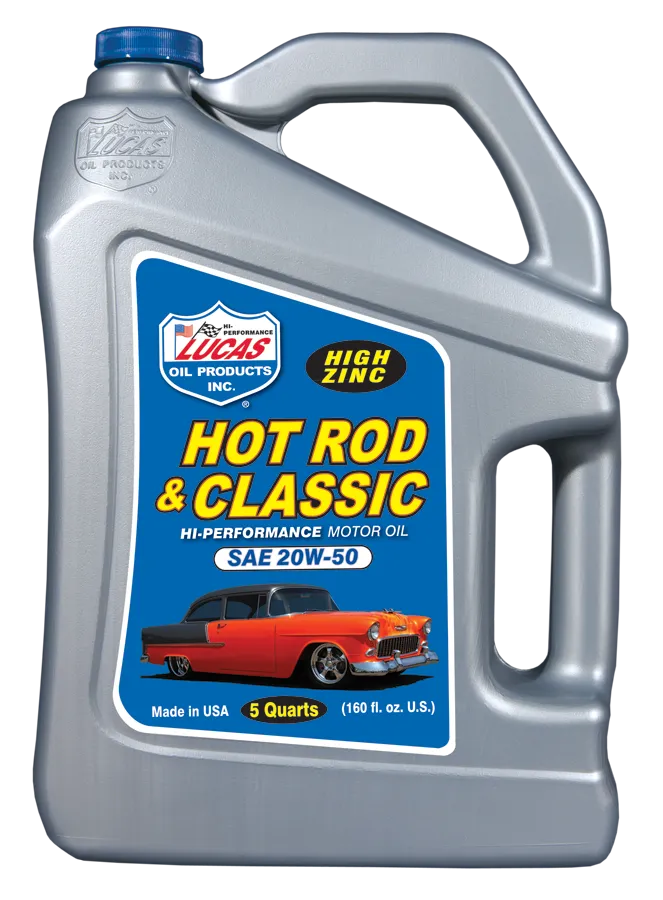 Lucas Oil Products 10684 Hot Rod & Classic Car HP Motor Oil SAE 20W-50 product image