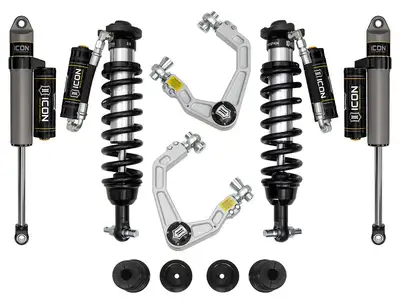 ICON Vehicle Dynamics ICON 19-21 Ford Ranger, 0-3.5" Lift, Stage 4 Susp System, Billet UCA Al Knuckle