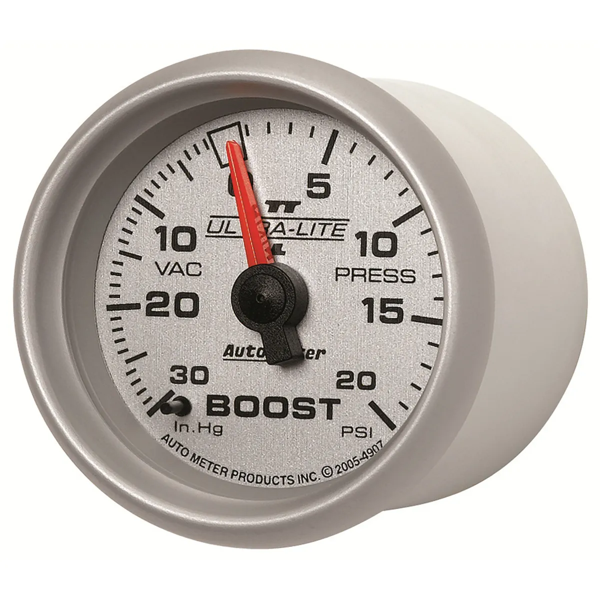 Gauge, Vac/Boost, 2 1/16", 30inHg-20psi, Mechanical, Ultra-Lite II product image