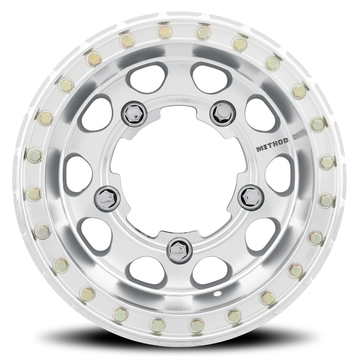 Method Race Wheels Aluminum Wheels 15x4.5 Buggy Beadlock MR103 Bolt Pattern 5 On 205 Offset -25 Lip Size 2.05 Raw Machined Method