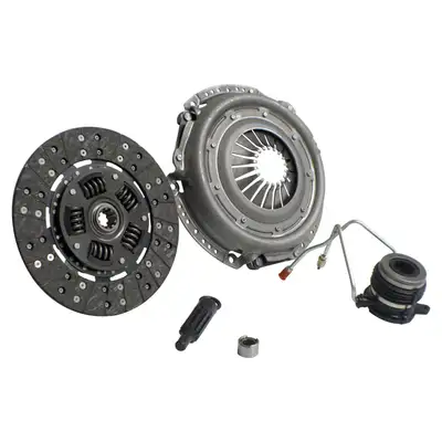 Crown Automotive Jeep Replacement Clutch Kit; Incl. Clutch Disc/Pressure Plate/Clutch Control Unit/Pilot Bearing/Clutch Fork/Alignment Tool; 10.5 in. Clutch Disc; 10 Splines; 1.125 in. Spline Dia.;