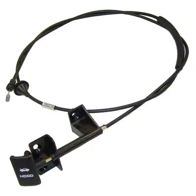 Crown Automotive Jeep Replacement Hood Release Cable; Left Hand Drive;