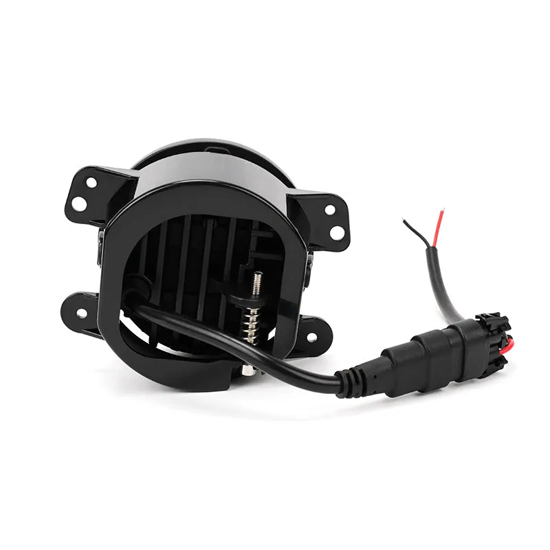 LED Factory Mart 4" 30W Dual Color LED Fog Lights for Jeep Wrangler product image