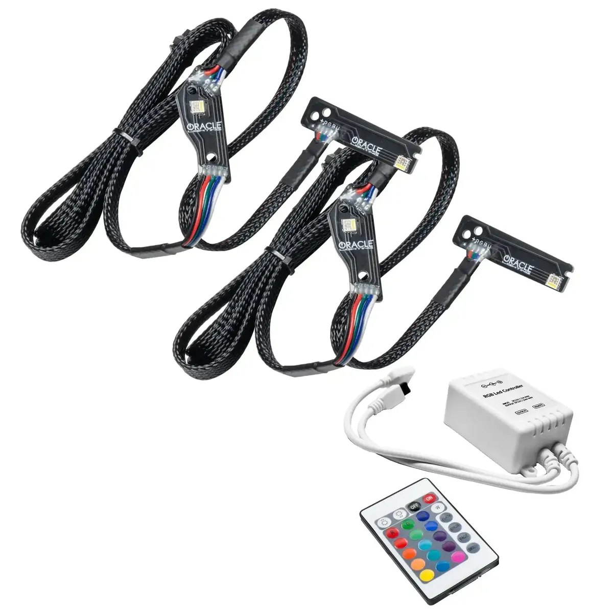 Oracle Lighting 2015-2024 Nissan Gt-R Colorshift "lightning Bolt" Rgb+w Headlight DRL Upgrade Kit product image