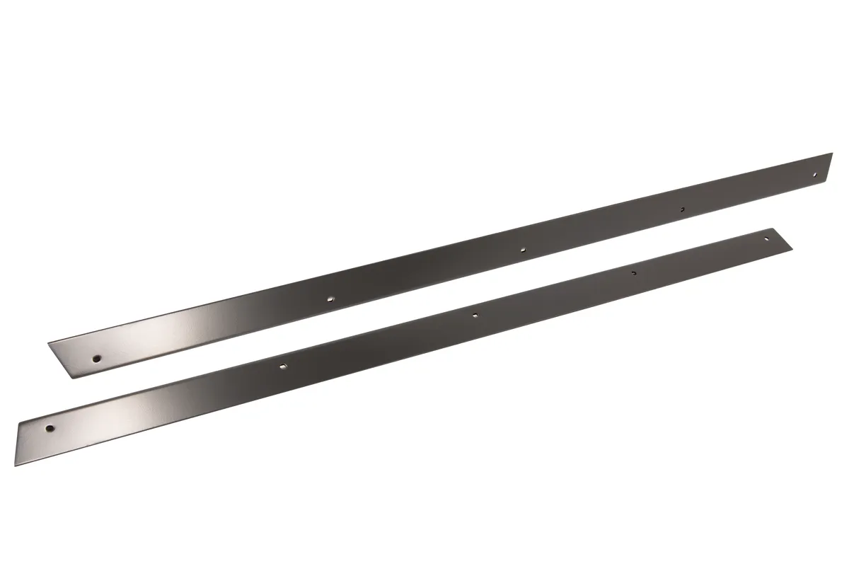 Jeep CJ5 Rocker Guards for 55-83 CJ5 Black Powdercoat Stainless Kentrol product image